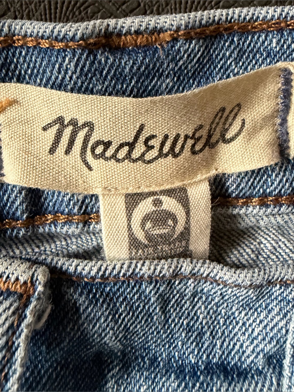Madewell Light Blue Wide-Leg Jeans - Picture 2 of 3